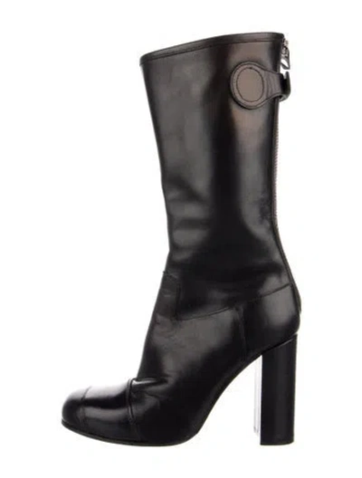 Pre-owned Acne Studios Leather Boots In Black