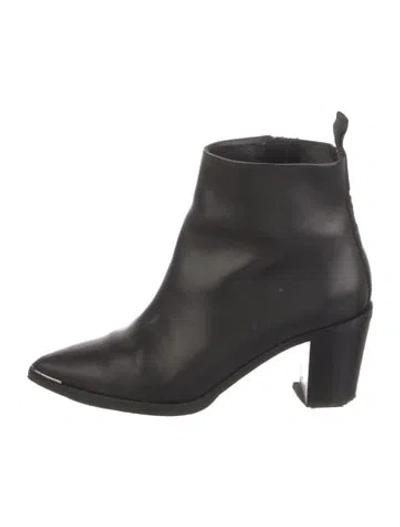 Pre-owned Acne Studios Leather Boots In Black
