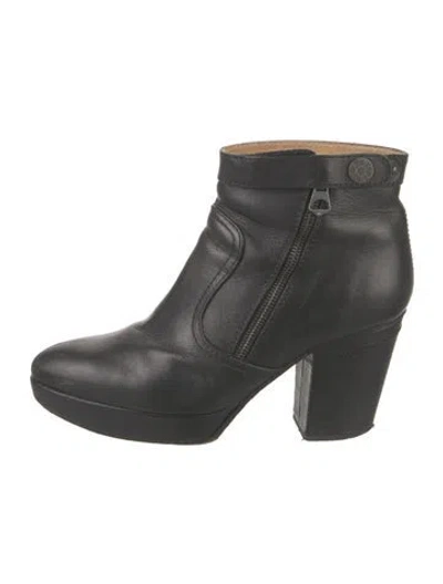 Pre-owned Acne Studios Leather Boots In Black