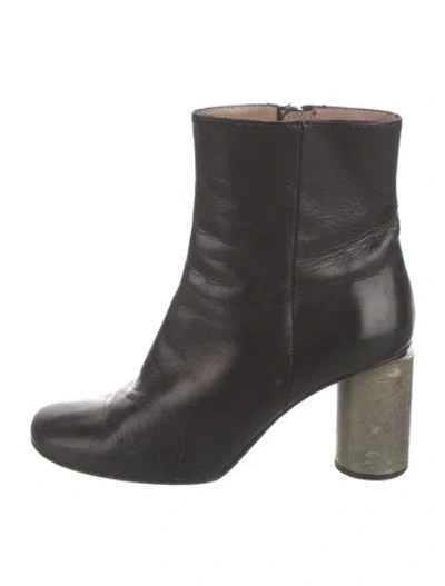Pre-owned Acne Studios Leather Boots In Black