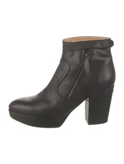 Pre-owned Acne Studios Leather Boots In Black