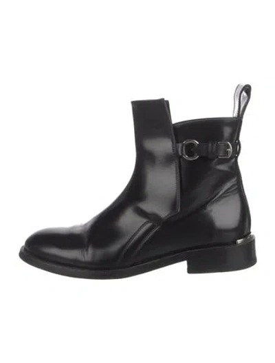 Pre-owned Acne Studios Leather Boots In Black