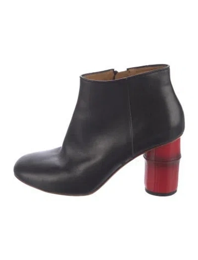 Pre-owned Acne Studios Leather Boots In Black