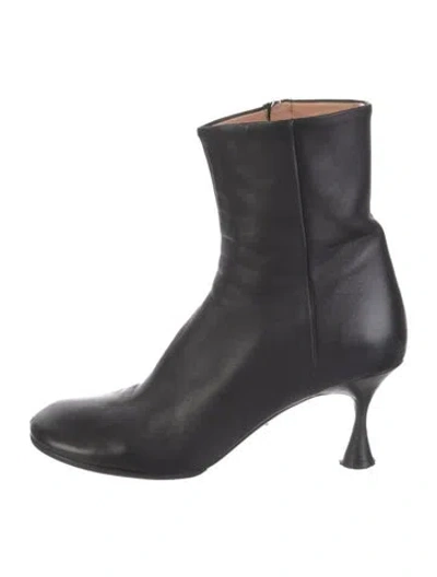 Pre-owned Acne Studios Leather Boots In Black