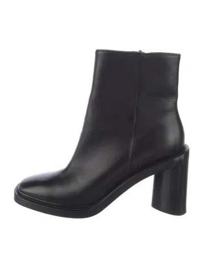 Pre-owned Acne Studios Leather Boots In Black