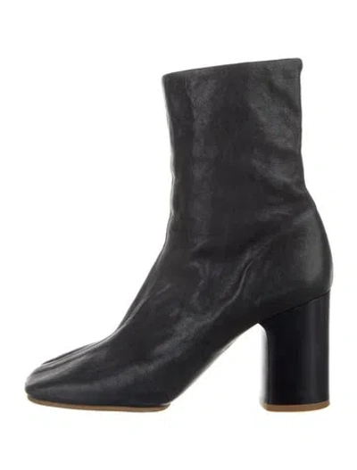 Pre-owned Acne Studios Leather Boots In Black