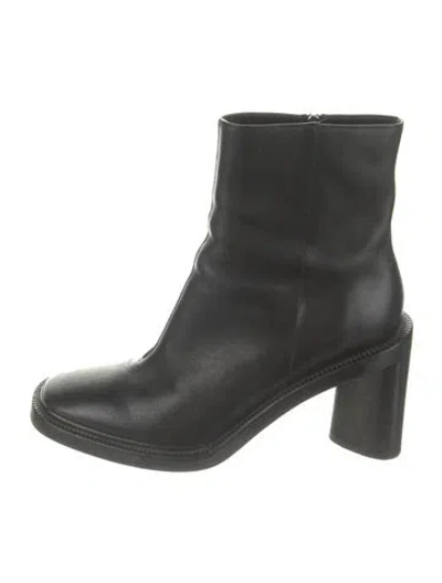 Pre-owned Acne Studios Leather Boots In Black