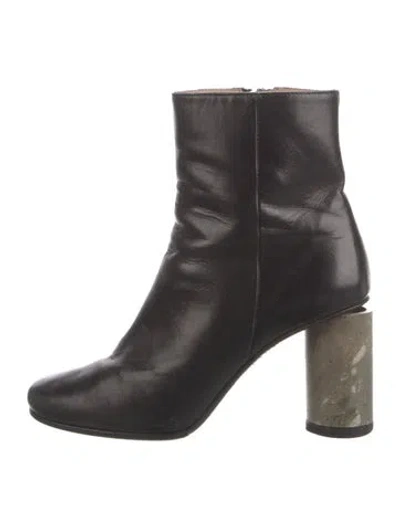 Pre-owned Acne Studios Leather Boots In Black