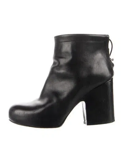 Pre-owned Acne Studios Leather Boots In Black