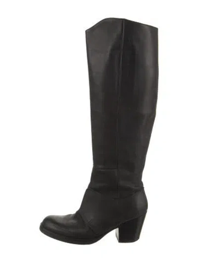 Pre-owned Acne Studios Leather Boots In Black