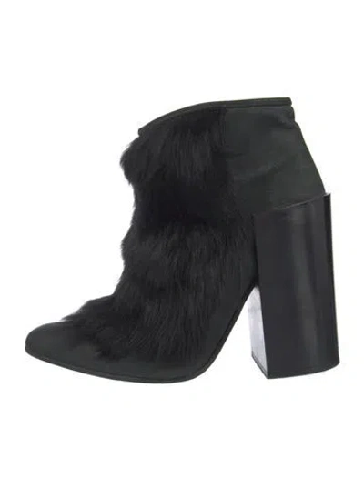 Pre-owned Acne Studios Leather Boots In Black