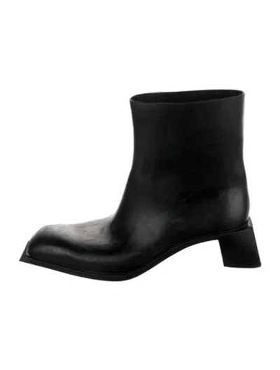 Pre-owned Acne Studios Leather Boots In Black