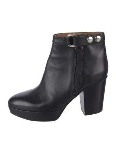 Pre-owned Acne Studios Leather Boots In Black