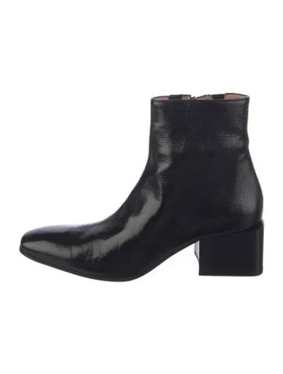 Pre-owned Acne Studios Leather Boots In Black