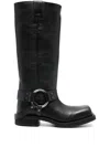 Acne Studios Leather Buckle Boots