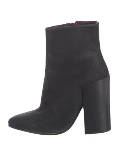 Pre-owned Acne Studios Leather Boots In Blue