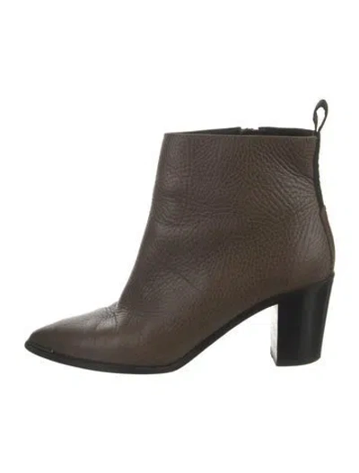 Pre-owned Acne Studios Leather Boots In Brown
