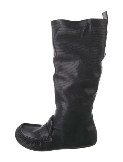 Pre-owned Acne Studios Leather Boots W/ Tags In Black