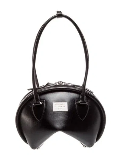 Pre-owned Acne Studios Leather Bowlina Small In Black