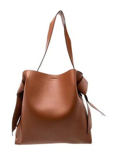 Pre-owned Acne Studios Leather Brown Maxi Musubi Mini