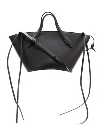 Pre-owned Acne Studios Leather Bucket Bag In Black