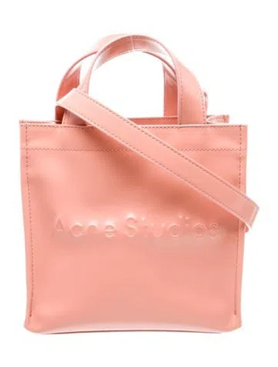 Pre-owned Acne Studios Leather Bucket Bag W/ Tags In Pink