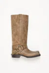 Acne Studios Woman Boot Khaki Size 5 Leather In Brown