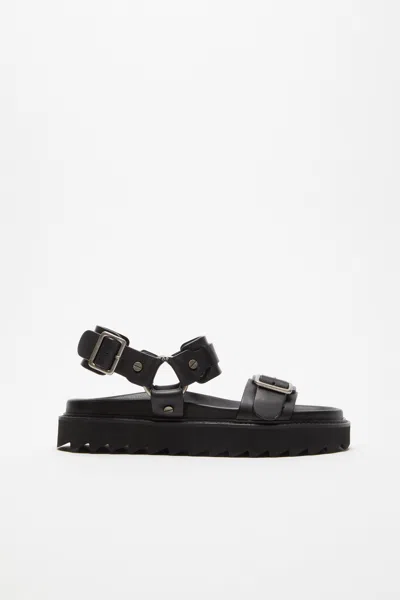 ACNE STUDIOS LEATHER BUCKLE SANDAL