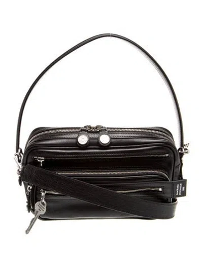 Pre-owned Acne Studios Leather Camero Small In Black