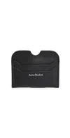 Acne Studios Leather Card Holder Black In Black
