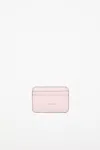 Acne Studios Leather Card Holder In Pink