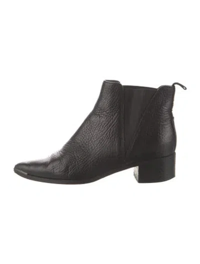 Pre-owned Acne Studios Leather Chelsea Boots In Black