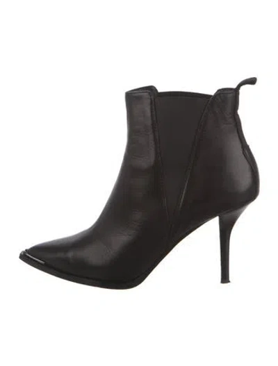 Pre-owned Acne Studios Leather Chelsea Boots In Black