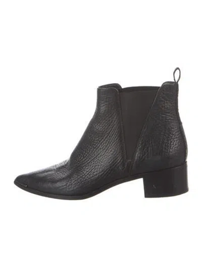 Pre-owned Acne Studios Leather Chelsea Boots In Black
