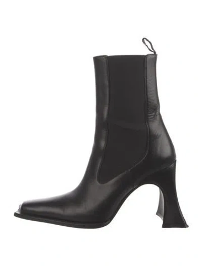 Pre-owned Acne Studios Leather Chelsea Boots In Black
