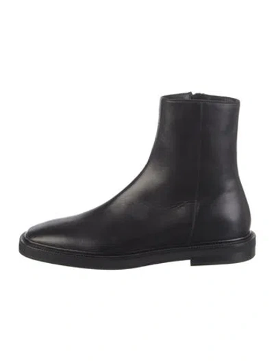 Pre-owned Acne Studios Leather Chelsea Boots W/ Tags In Black