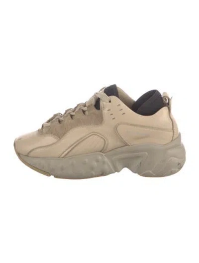 Pre-owned Acne Studios Leather Chunky Sneakers In Brown