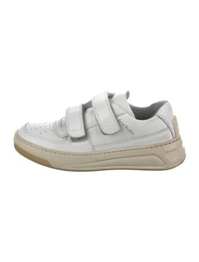 Pre-owned Acne Studios Leather Chunky Sneakers In White