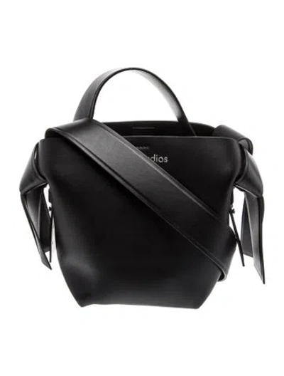 Pre-owned Acne Studios Leather Crossbody Bag In Black