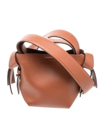 Pre-owned Acne Studios Leather Crossbody Bag In Brown