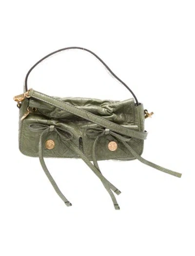 Pre-owned Acne Studios Leather Crossbody Bag In Gray