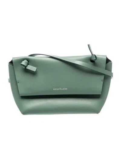 Pre-owned Acne Studios Leather Crossbody Bag In Green