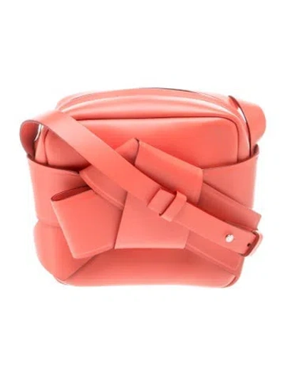 Pre-owned Acne Studios Leather Crossbody Bag In Orange