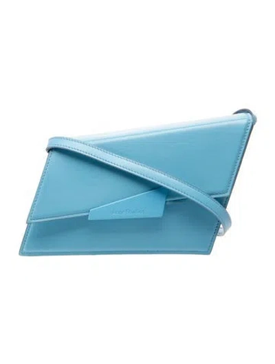 Pre-owned Acne Studios Leather Distortion In Blue