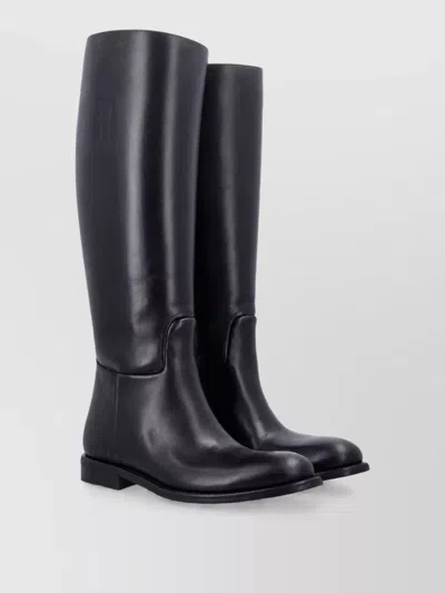 Acne Studios Leather Equestrian Boots