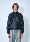Acne Studios Full-zip Leather Jacket In Black