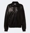 Acne Studios Leather Jacket In Black