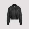 Acne Studios Leather Jacket In Chf Vintage Black