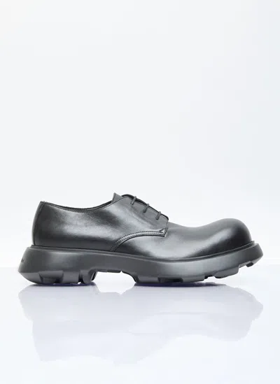 Acne Studios Leather Lace-up Shoes In Black