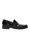 Acne Studios Leather Loafers In Black